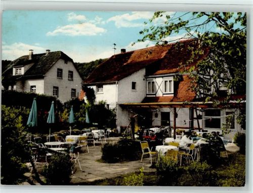Rod an der Weil Gaststätte Pension Ziegelhütte Terrasse