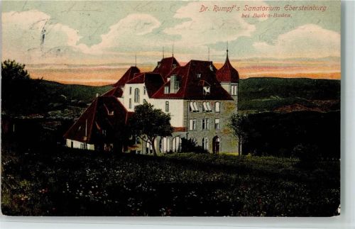 Ebersteinburg 1909 Dr. Rumpf's Sanatorium