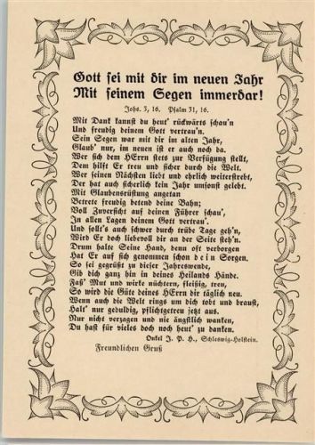 Gott sei mit dir im neuen Jahr, christliches -Kröger Musikverlag