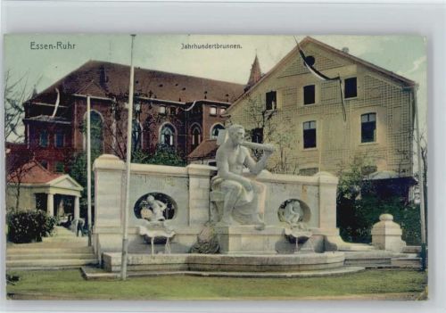 1915 Essen-Ruhr - Jahrhundertbrunnen