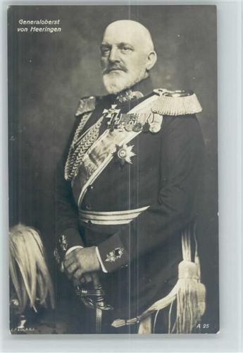 Generaloberst von Heeringen - Orden - Foto AK