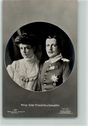 Prinz Eitel Friedrich und Gemahlin Nr. 1871 Liersch