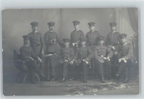 Gruppenfoto WK I Soldaten