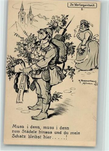 1916 Verlag S.V.D. Nr. 1563-1 - sign Pommerhanz