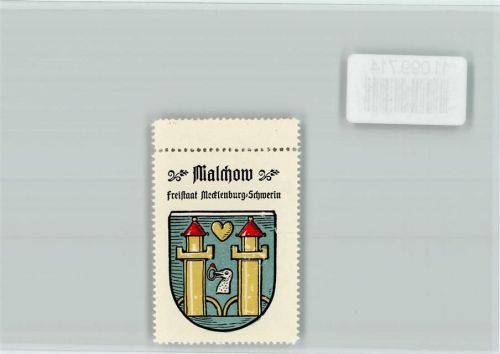 17213 O2063 Malchow , Meckl - Vignette Wappen Kaffee Hag ca 1920-1940