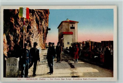 Grimaldi Sul Ponte San Luigi Frontiera Italo-Francese