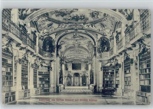 Admont Bibliothek des Stiftes Admont 1910 AK Steiermark