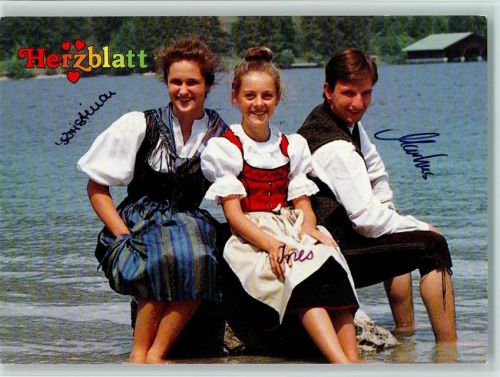 Herzblatt Volksmusik Original Autogramm