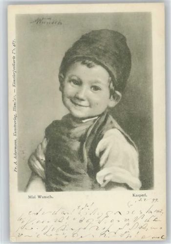 sign Mizi Wunsch - 1899 AK Ackermann Verlag Nr. 487