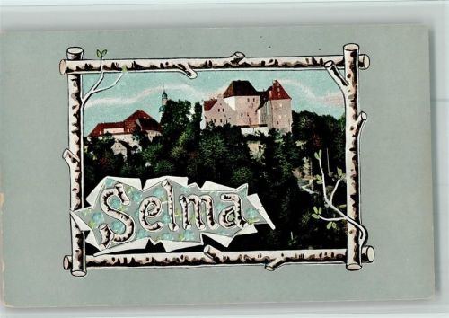 Verlag Edgar Schmidt, Dresden Serie 1515 Dess. 84 - Namen auf Ansichtskarten "Selma" AK