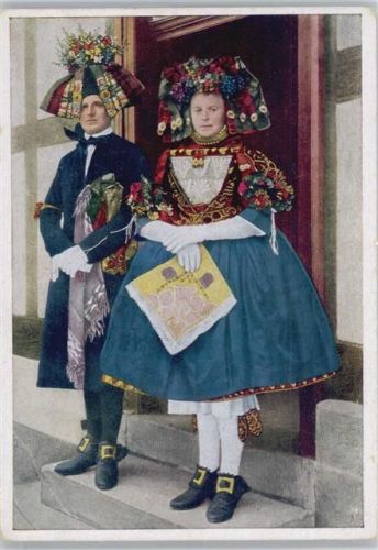 Brautpaar - Verlag Hansmann Nr. 50801 AK