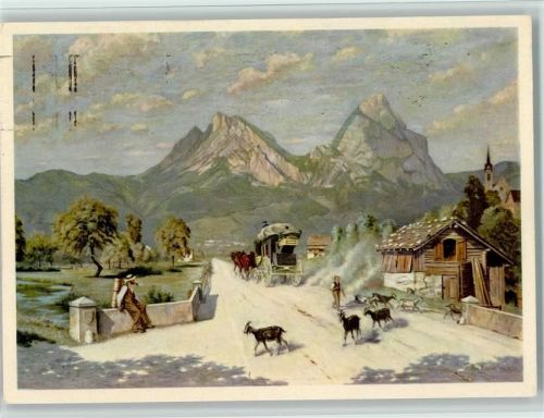 Reisewagen - Gemälde von Robinet