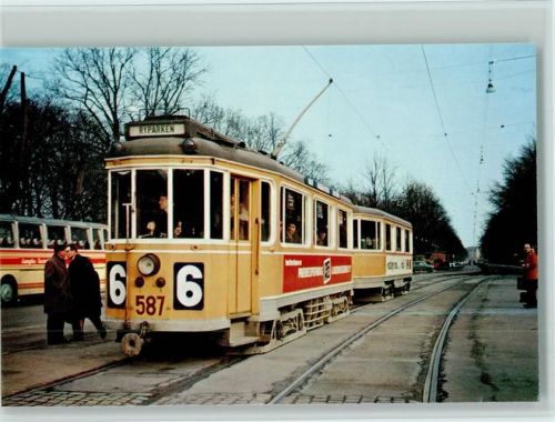 Triebwagen Nr. 587 Linie 6 - Sonderfahrt AK