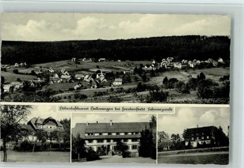 Hallwangen Gesamtansicht Ortsansichten 4-Bildaufnahme