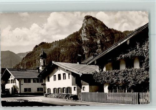 Oberammergau Dedlerstraße mit Kofel