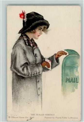 1914 The sealed verdict - Mail-Kasten - Briefkasten