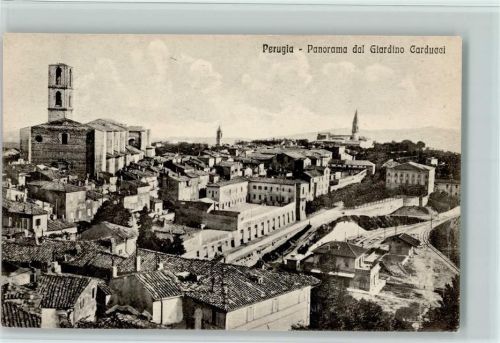 Perugia Panorama dal Giardino Carducci