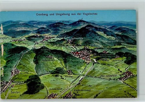 Umgebung aus der Vogelschau , Schürfstellen