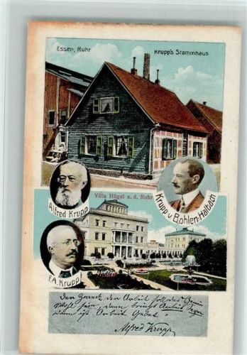 Essen Stammhaus, Alfred und Friedrich Krupp -