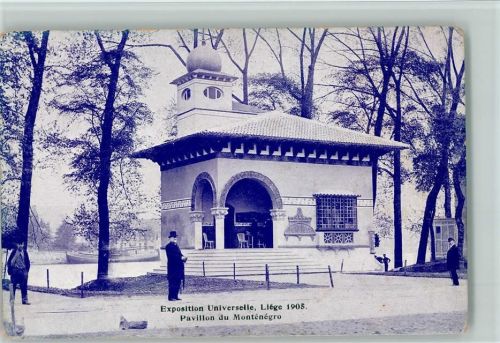 Exposition Liege 1905 - Pavillion Montenegro