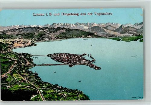 Lindau aus der Vogelschau