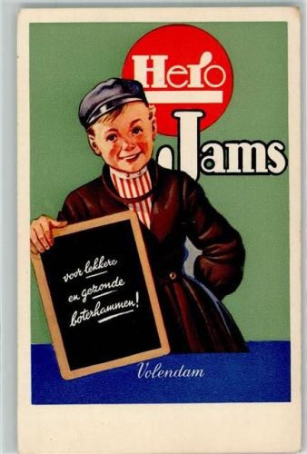 Volendam Hero`s Jams Marmelade Kleidertrachtenserie AK