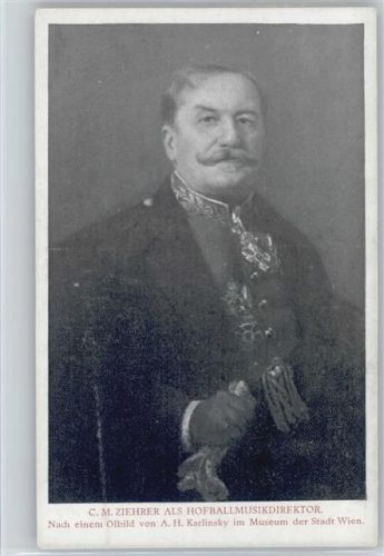 Ziehrer als Hofballmusikdirektor