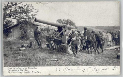 WK I - Edmond 1916 - Preparing a Rimailho