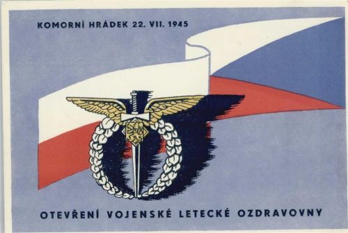 Politik 1945 Tschechien -Komorni Hradek Sonderstempel