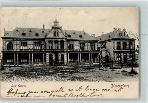 Johannesburg 1908 Law Courts - Flecken