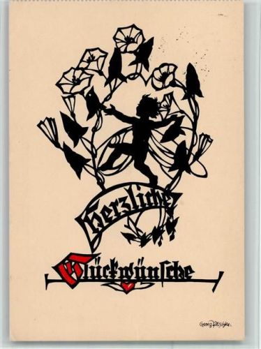Nr. 307 Glückwünsche AK