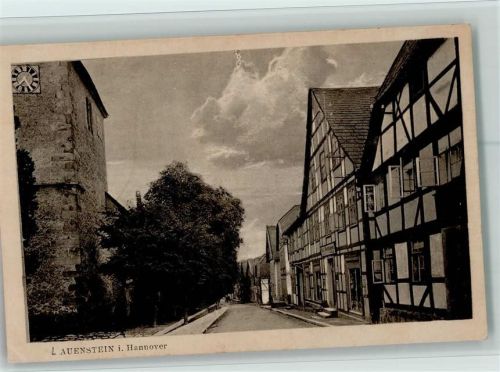 Lauenstein 1921 Straße im Ort AK Gute Erhaltung