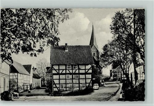 Mengeringhausen Blick vom oberen Tor Fachwerkhaus