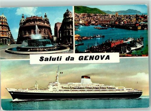Genova TN Leonardo da Vinci , Hafen ca 1975 AK
