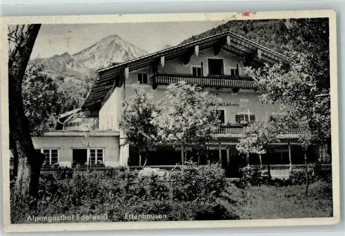 Ettenhausen Gasthaus Edelweiß Stempel WK II