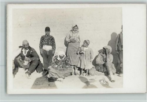 1917 Mazedonien - Familie AK Gute Erhaltung