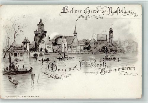 Berlin Mitte Gruss aus - Alt Berlin - gute Erhaltung AK
