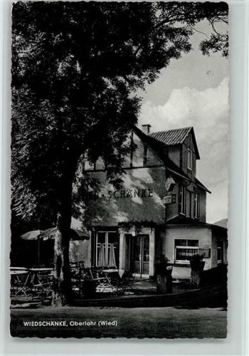 Oberlahr Gasthaus Wiedschänke - Landpoststempel Döttesfeld