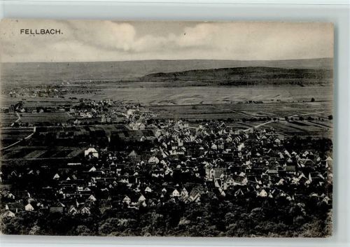 Fellbach 1914 Gesamtansicht,