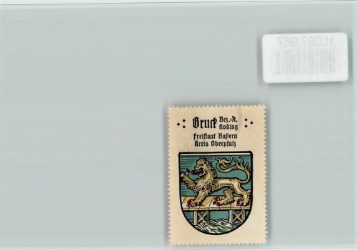 Bruck Vignette Wappen Kaffee Hag ca 1920-1940