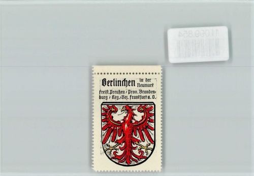 Berlinchen Vignette Wappen Kaffee Hag ca 1920-1940