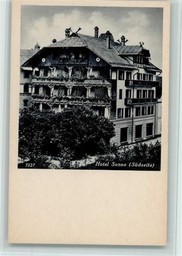 Oberstdorf Hotel Sonne , Verlag Heimhuber Nr. 7327 gute Erhaltung AK