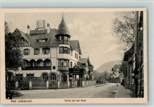 W7263 Bad Liebenzell Partie bei der Post Postamt