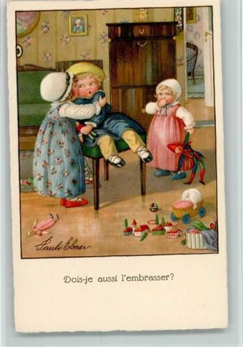 A.G.B 1037 -Dois-je aussi lembrasser - Kinderkuß auf die Wange, Spielzeug , Hampelmann