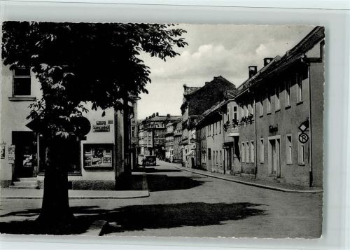 Rehau 1960 Bahnhofstraße, gute Erhaltung AK