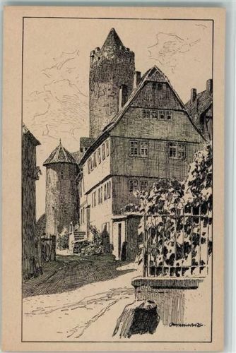 Schlitz Federzeichnung Nr.9 , gute Erhaltung AK