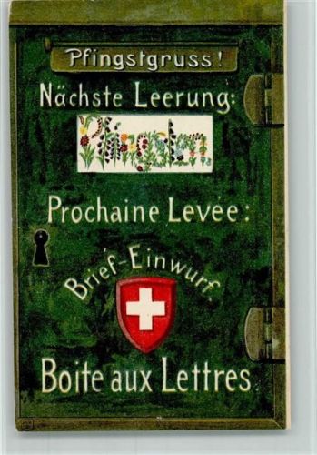191 Schweiz - Schöner Briefkasten für die Haustür - Nächste Leerung - Pfingsten
