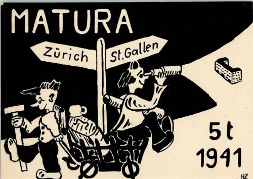 Zürich Matura 1941 - Zürich St. Gallen