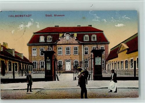 Halberstadt 1915 Museum, Erhaltung - Stempel Hilfslazarett Stadtpark - I AK