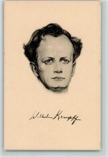 Prof. Wilhelm Kempff - Zeichnung von Lautenschlager - Kunstverlag Fingerle Nr. 163 AK